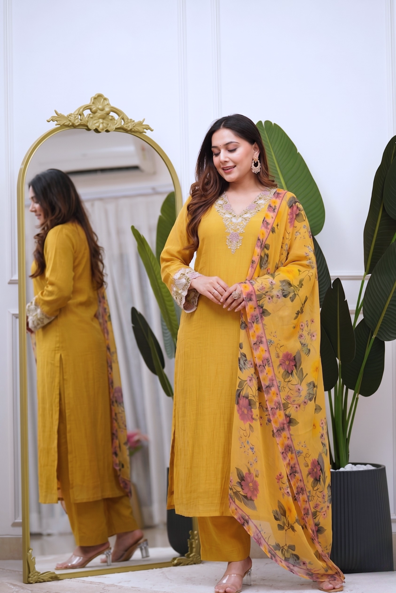 Dupatta Pant Set