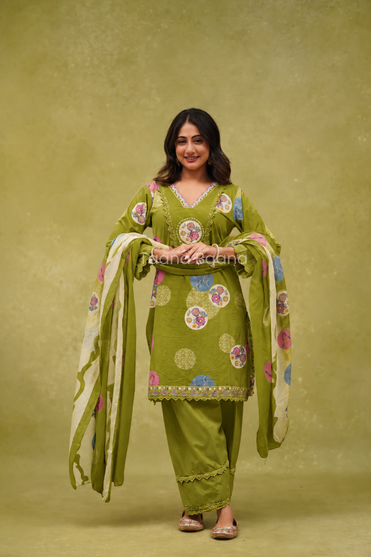 Dupatta Pant Set