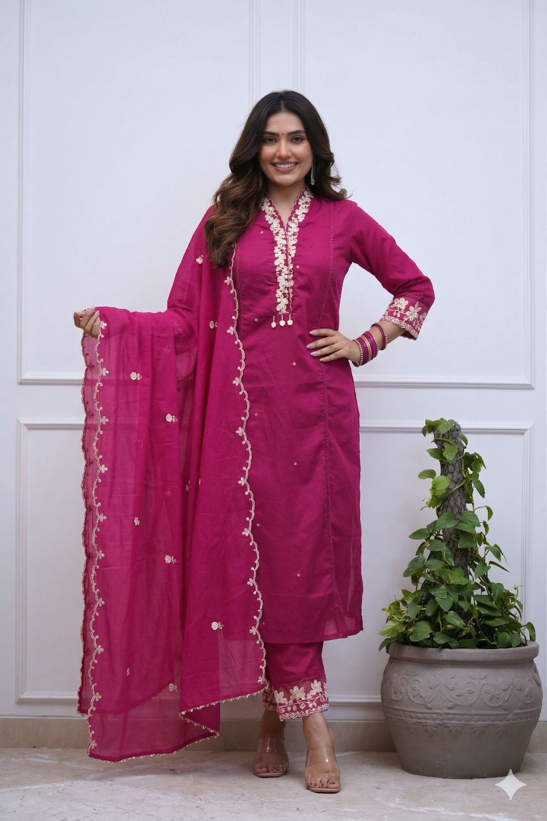 Dupatta Pant Set