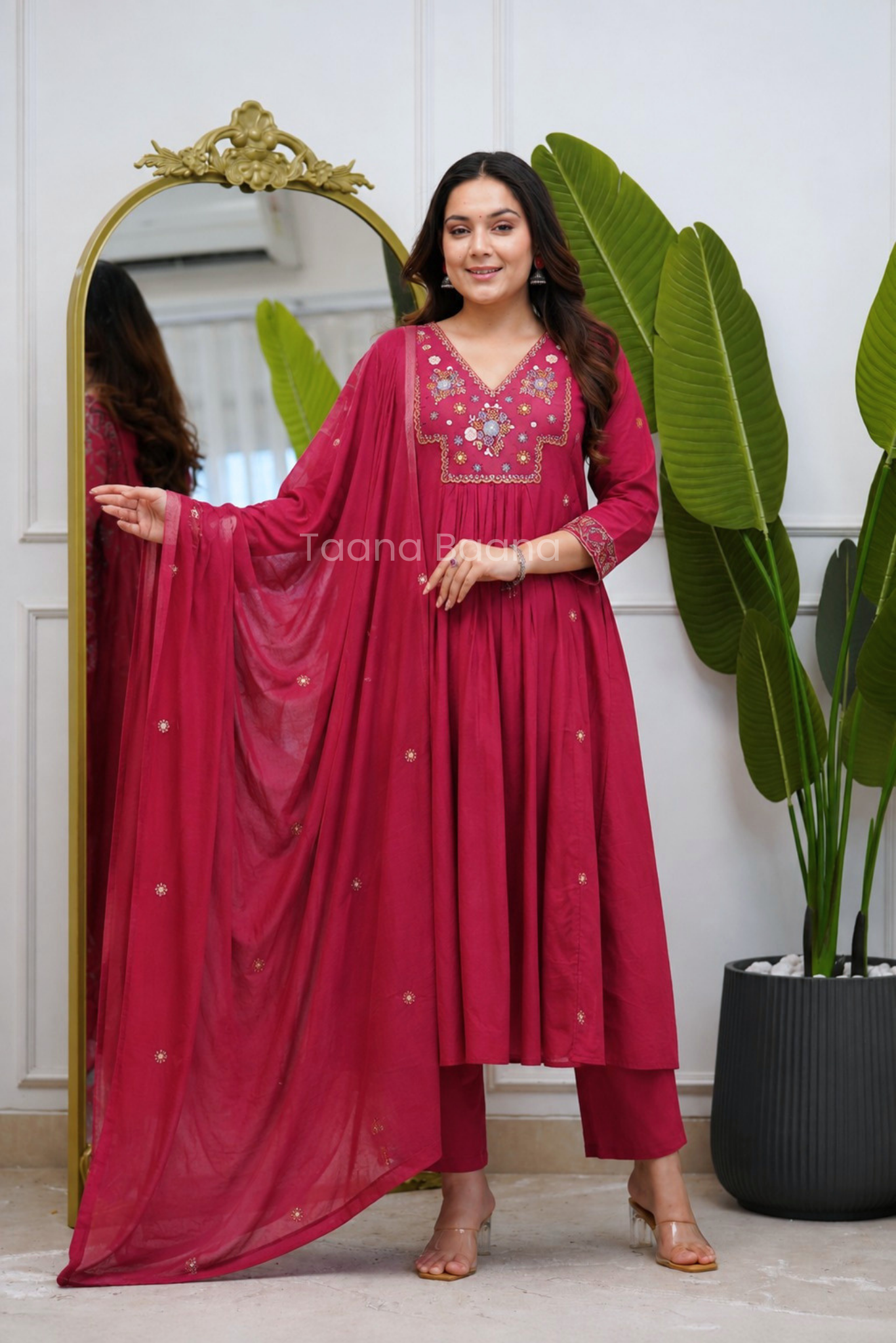 Dupatta Pant Set