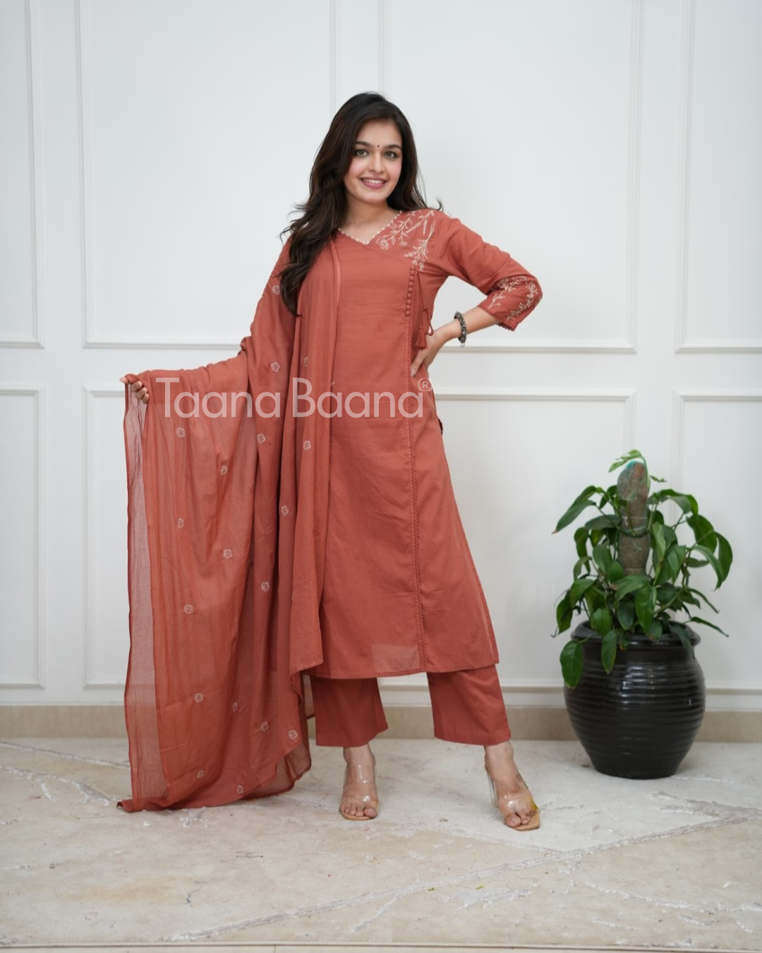 Dupatta Pant Set