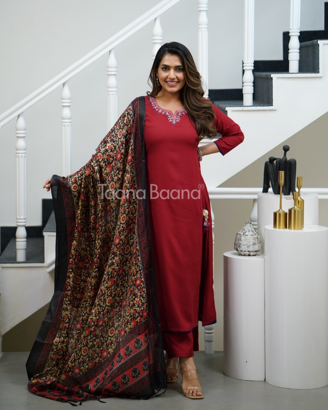 Dupatta Pant Set
