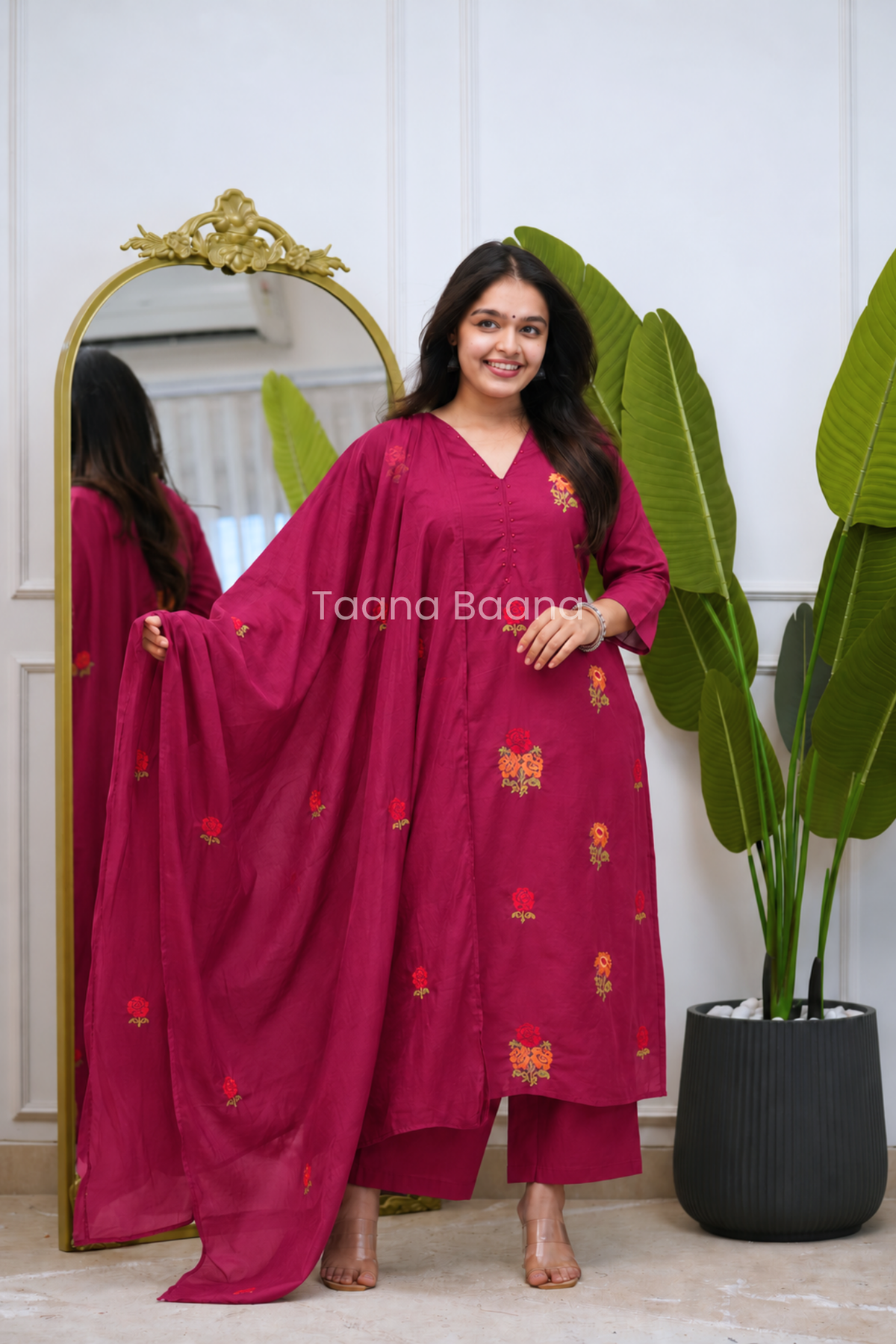 Dupatta Pant Set