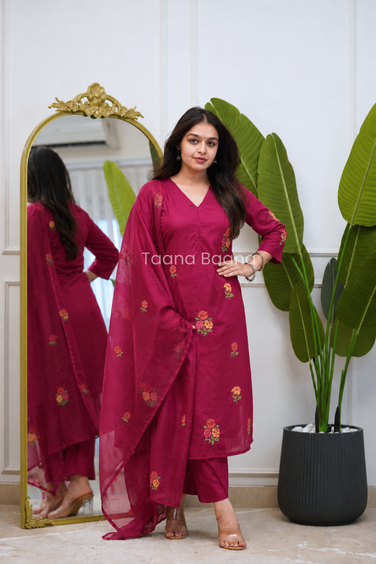 Dupatta Pant Set