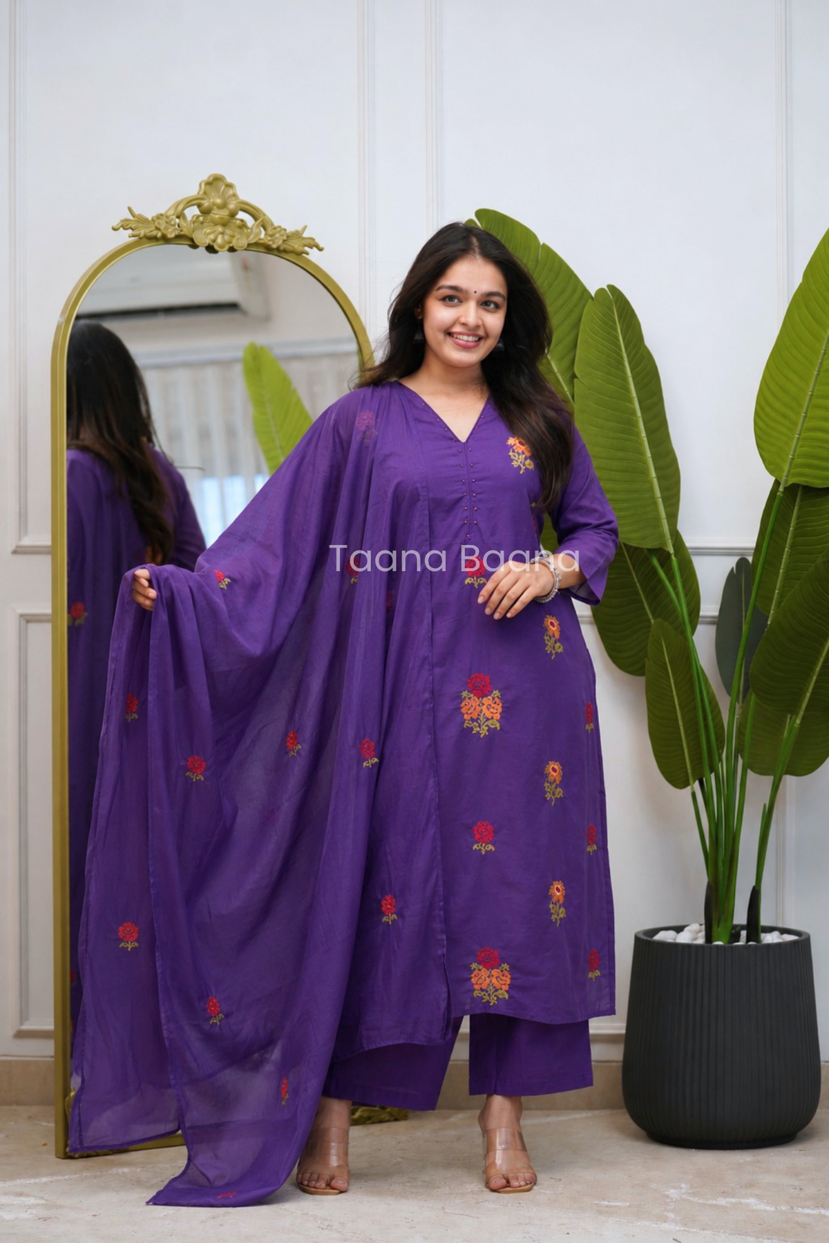 Dupatta Pant Set