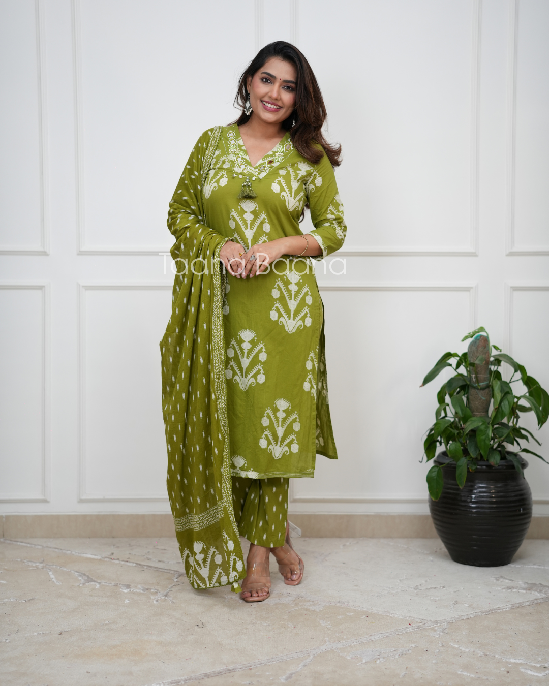 Dupatta Pant Set