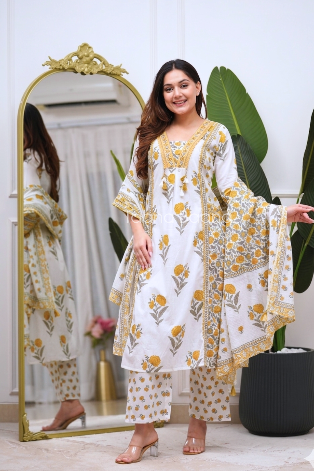 Dupatta Pant Set