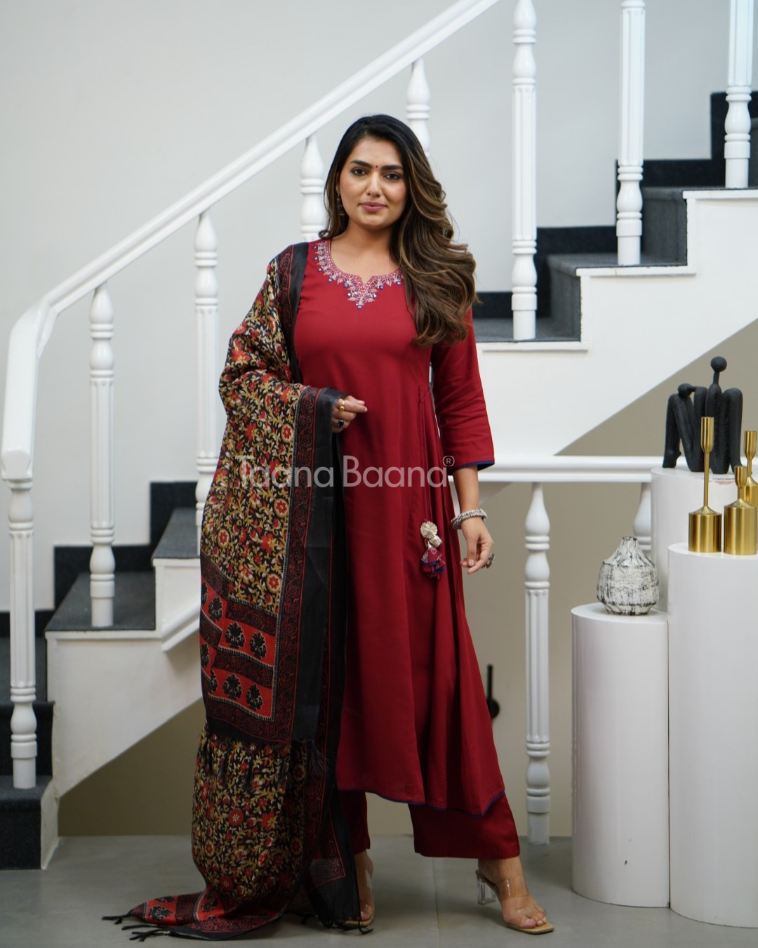 Dupatta Pant Set