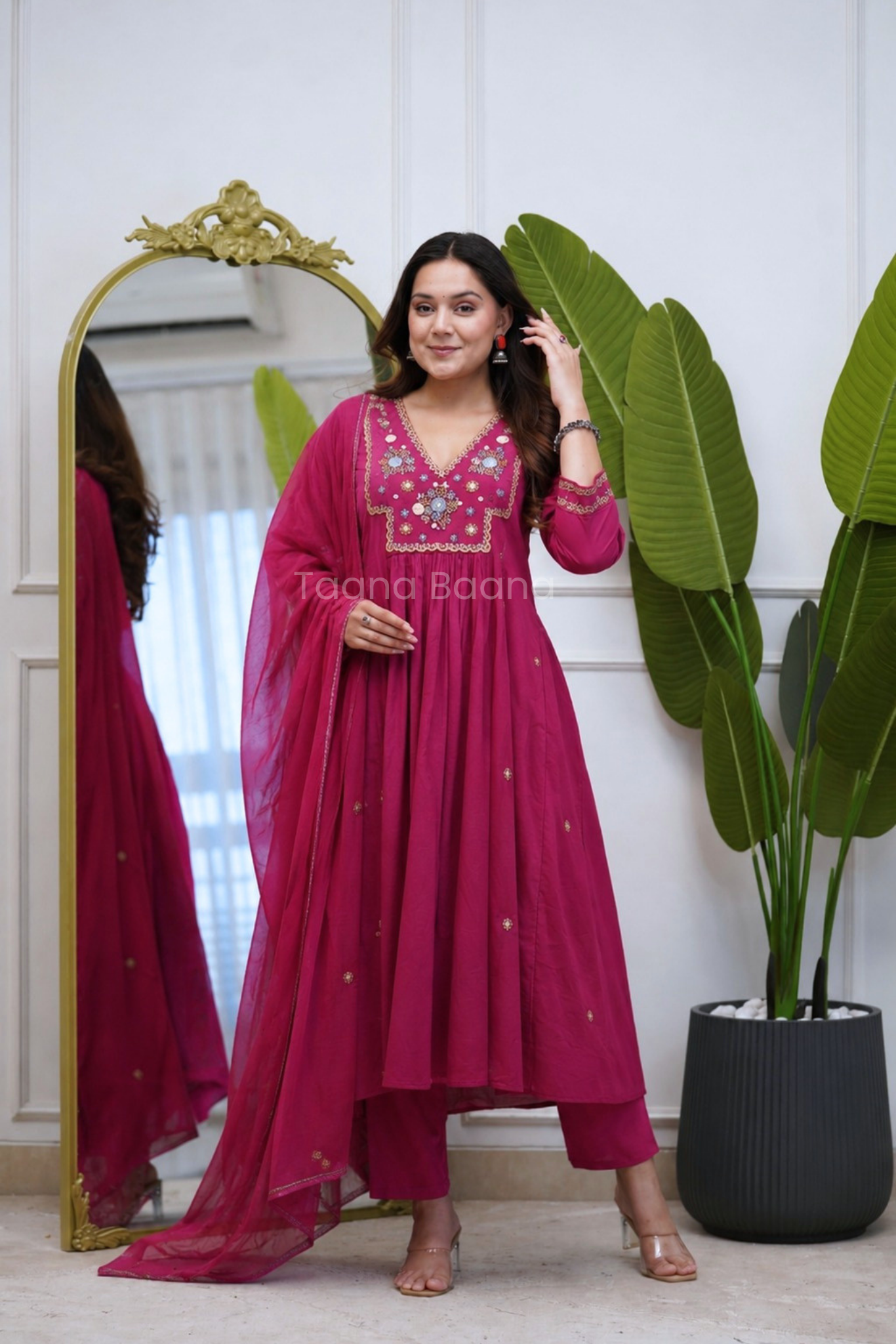 Dupatta Pant Set