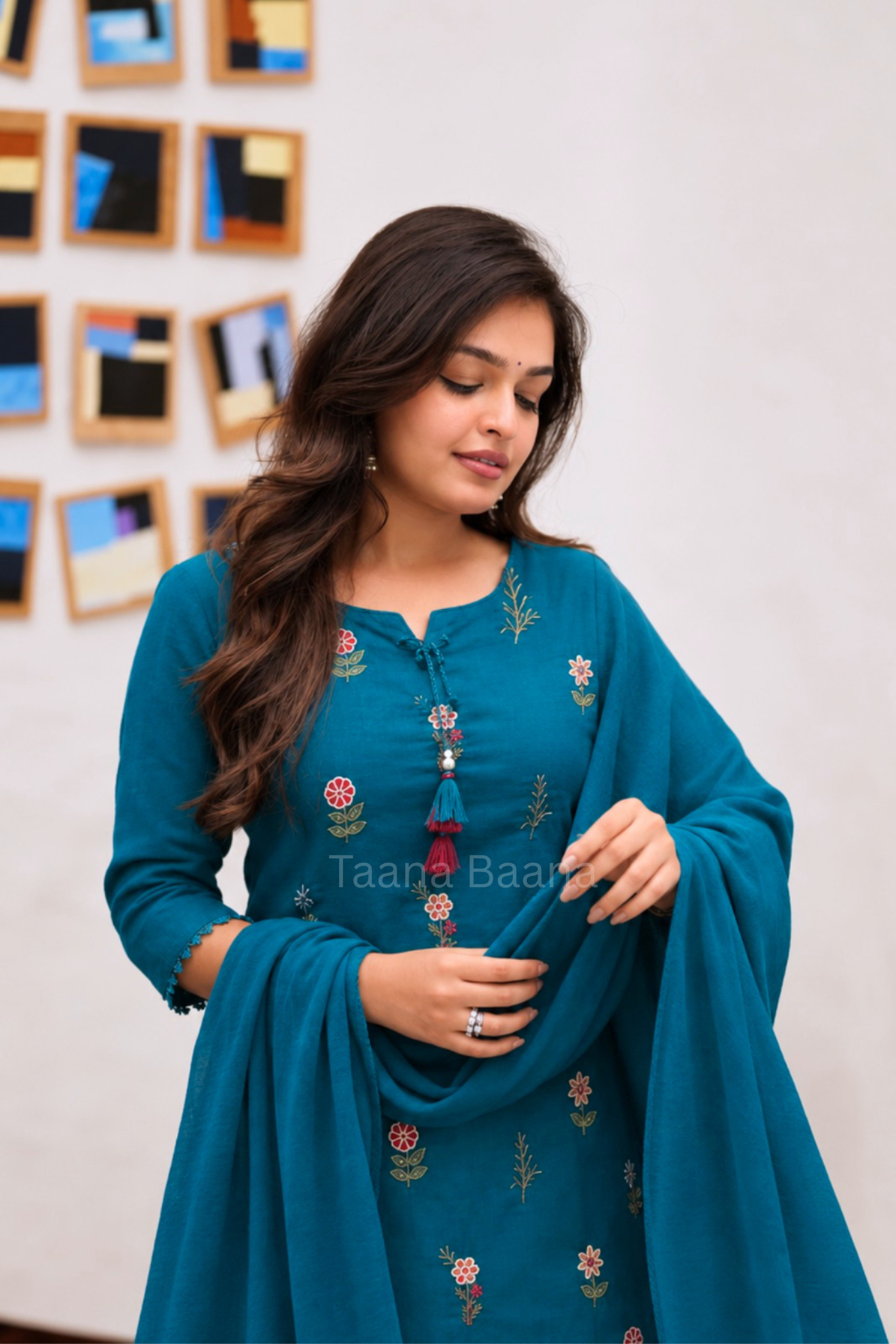Dupatta Pant Set