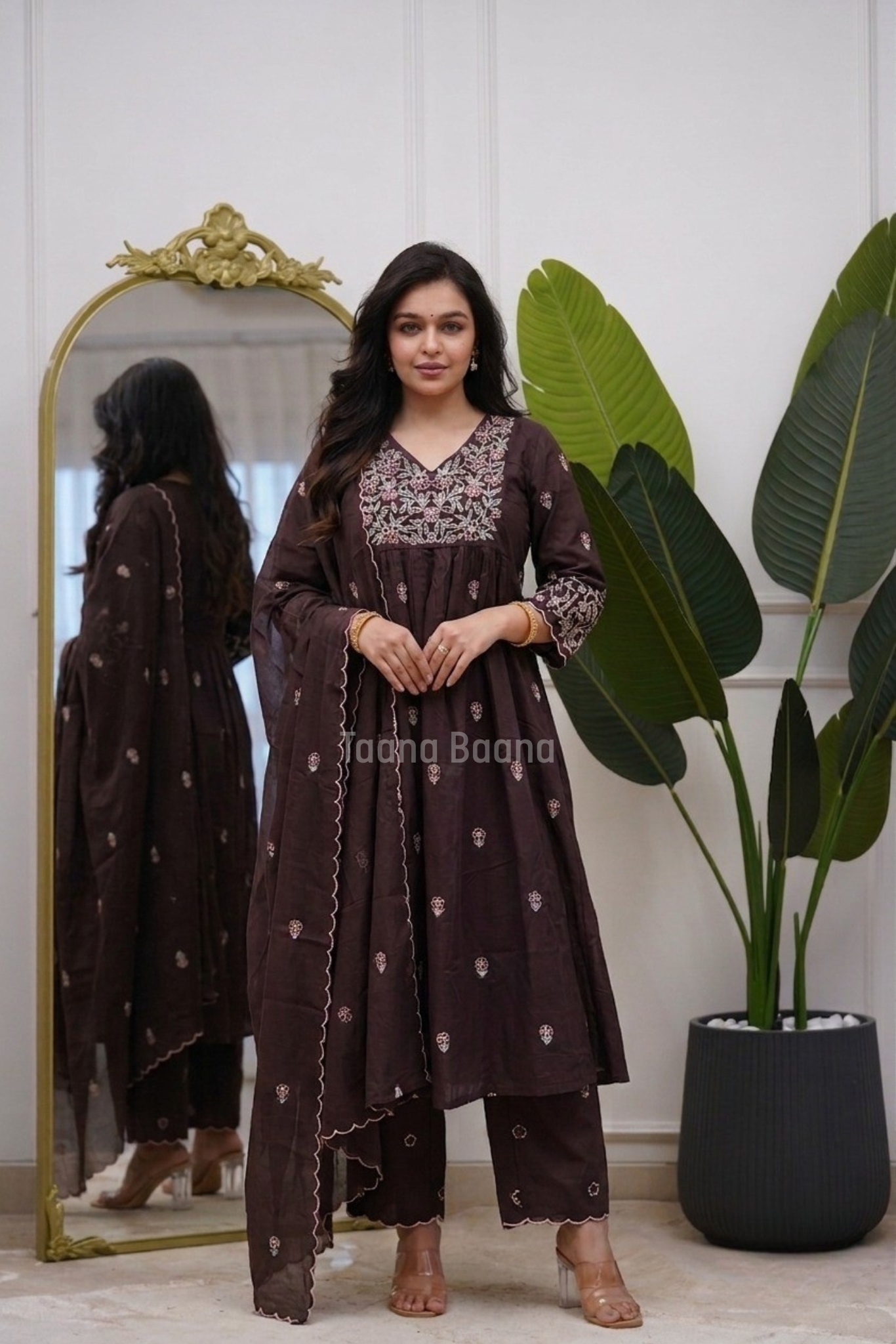 Anarkali Dupatta Set