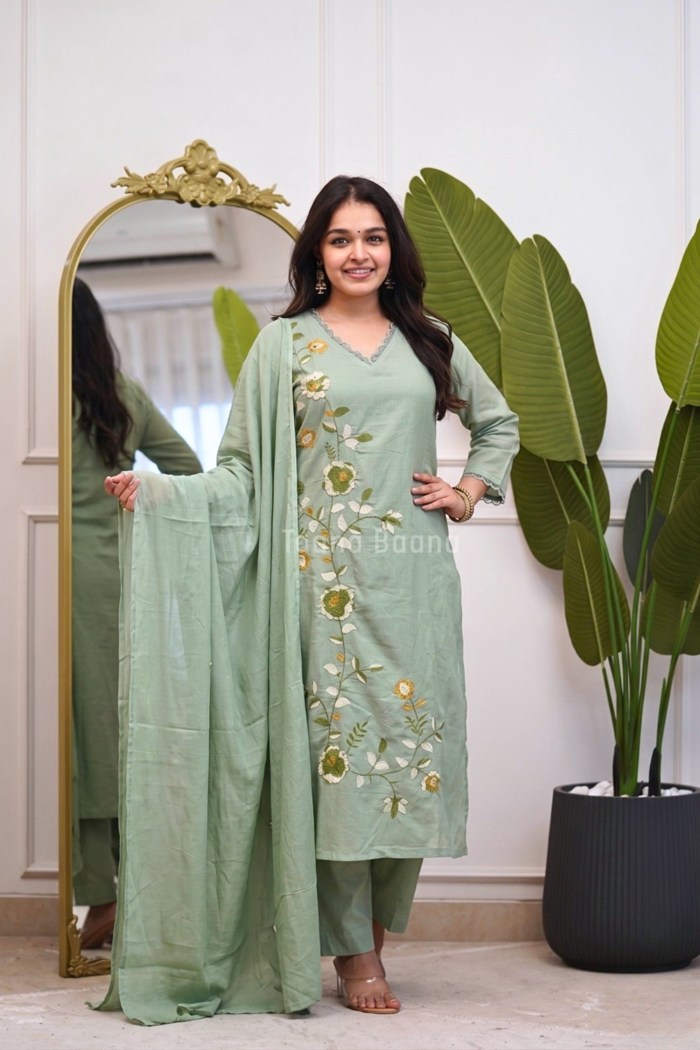 Dupatta Pant Set