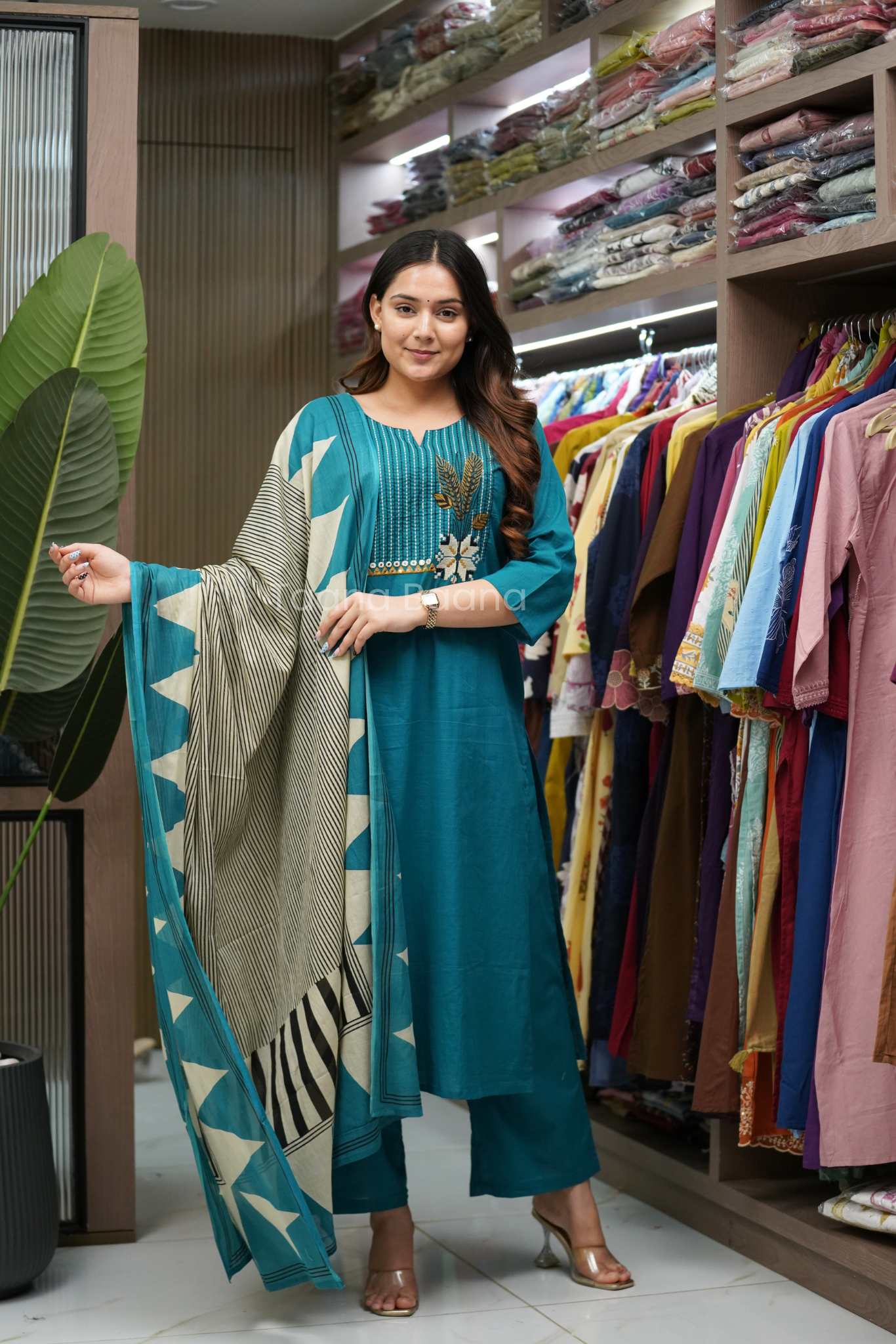 Dupatta Pant Set