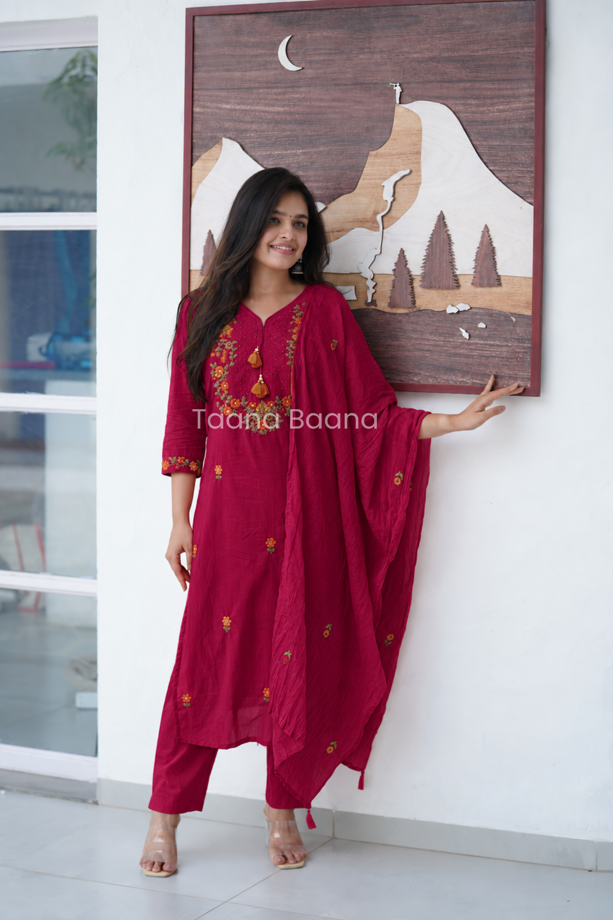 Dupatta Pant Set
