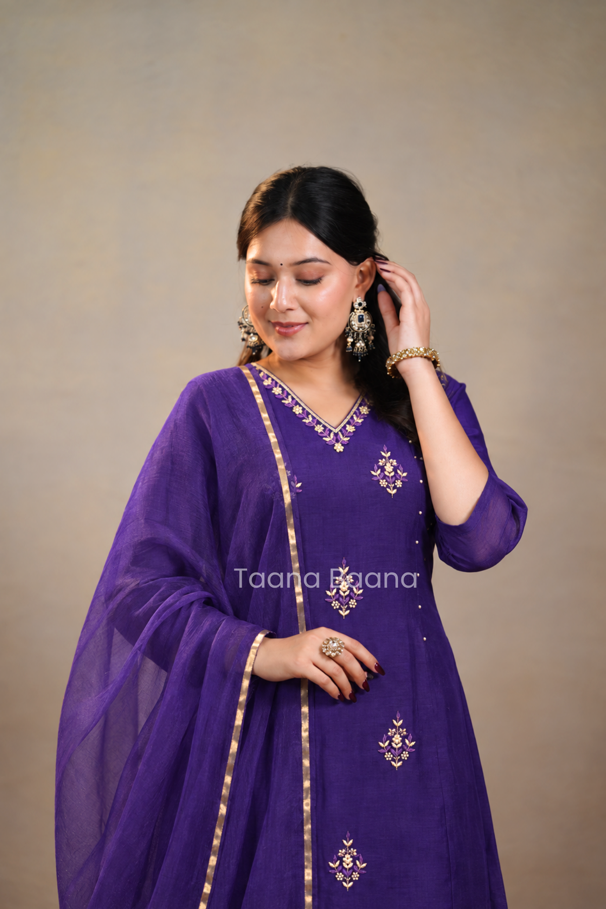 Dupatta Pant Set