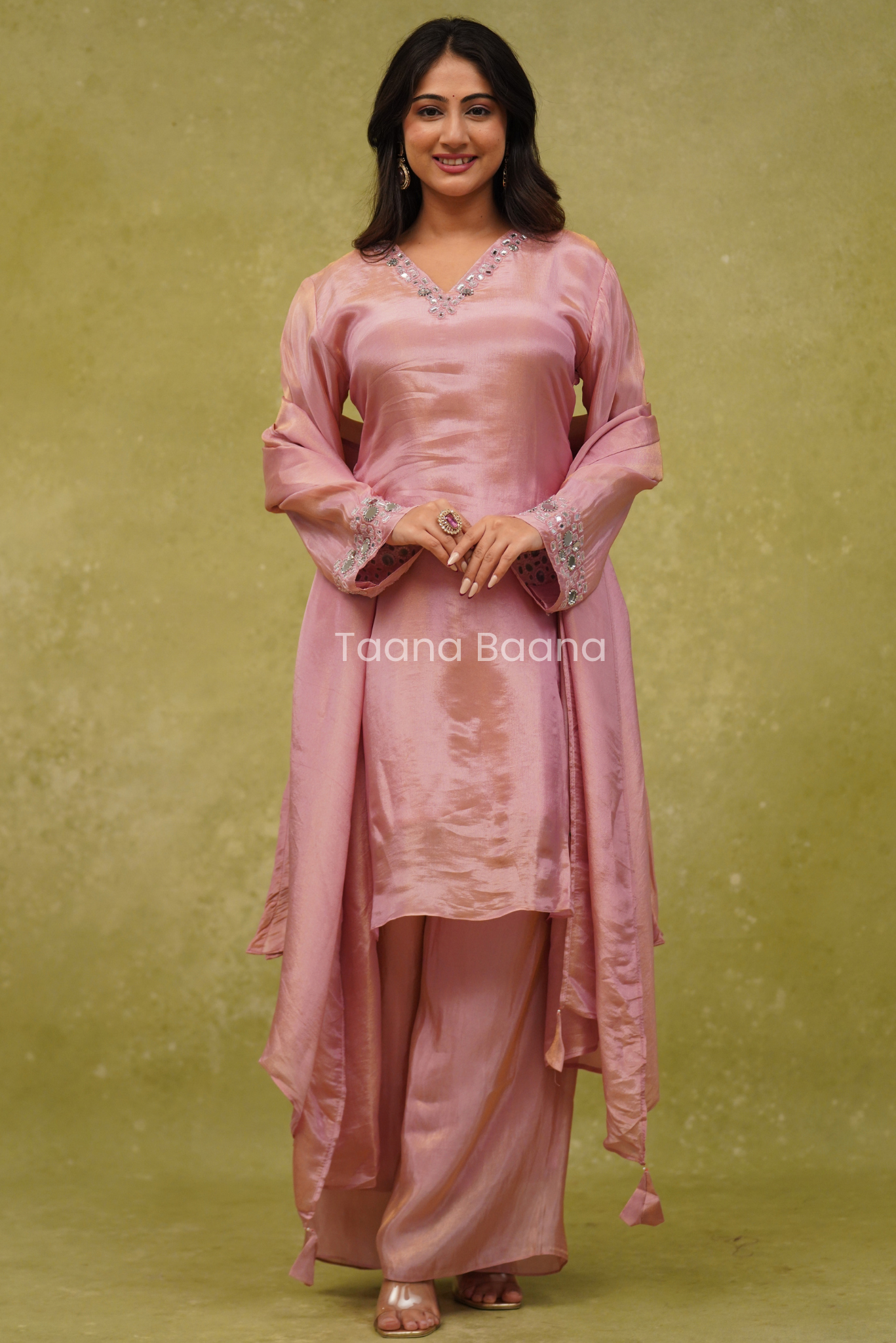 Dupatta Plazo Set