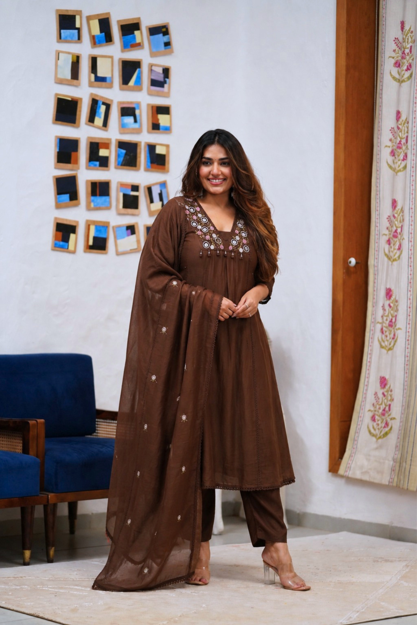 Dupatta Pant Set