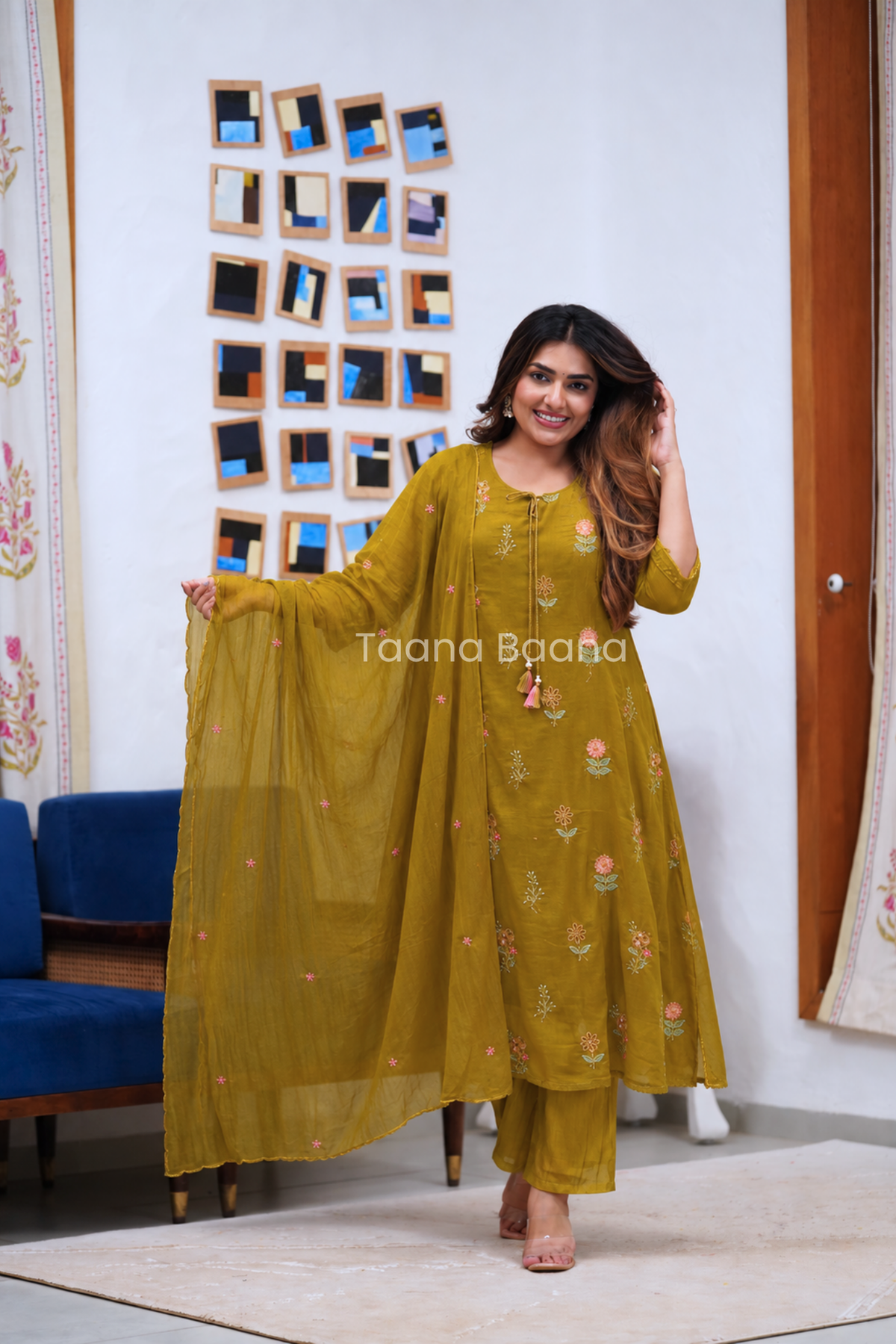 Dupatta Pant Set