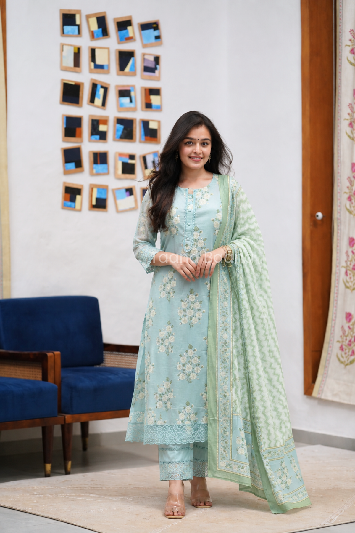 Dupatta Pant Set