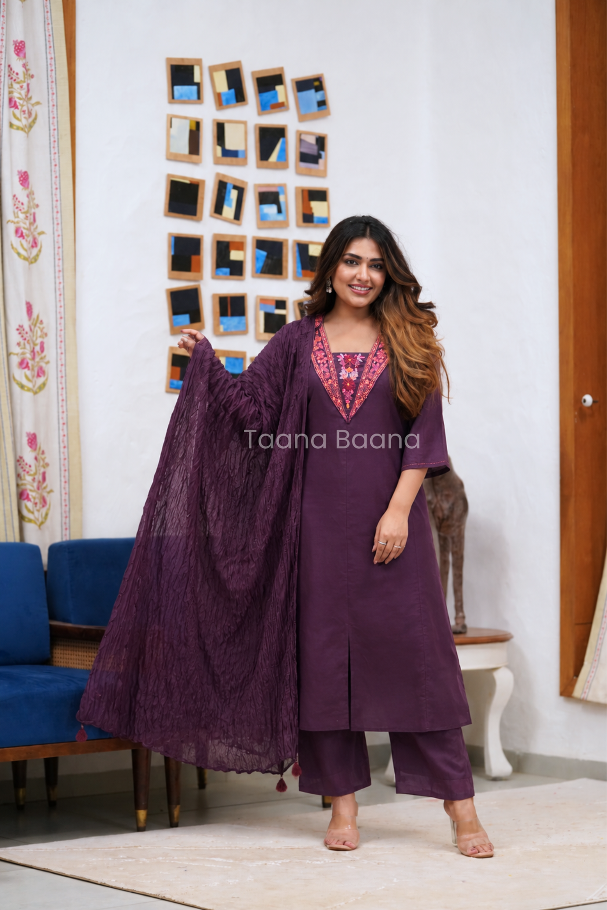 Dupatta Pant Set