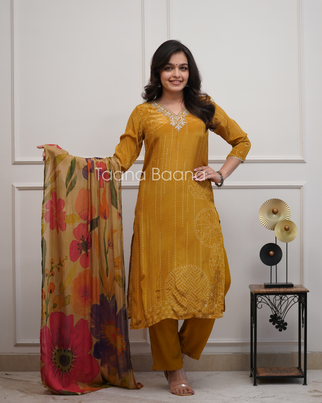 Dupatta Pant Set
