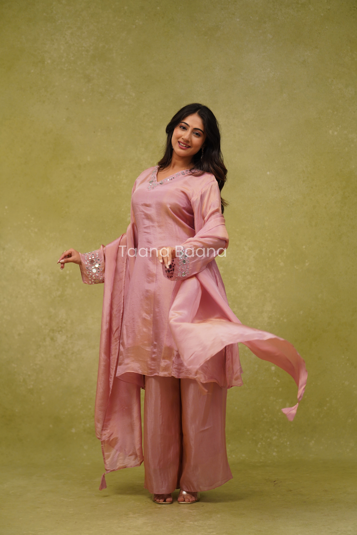 Dupatta Plazo Set