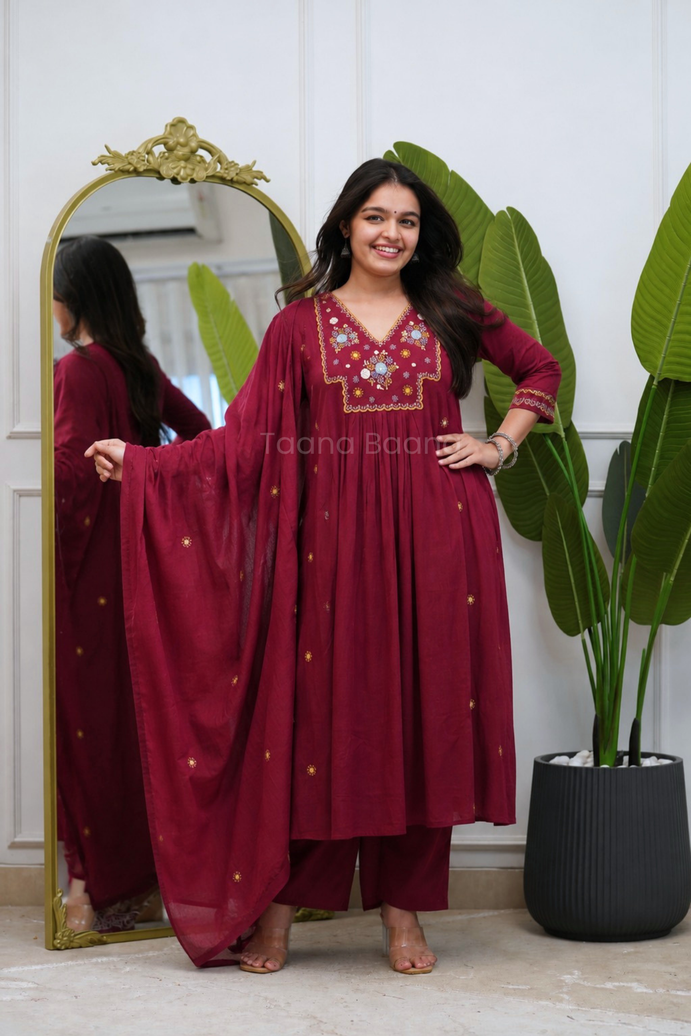 Dupatta Pant Set