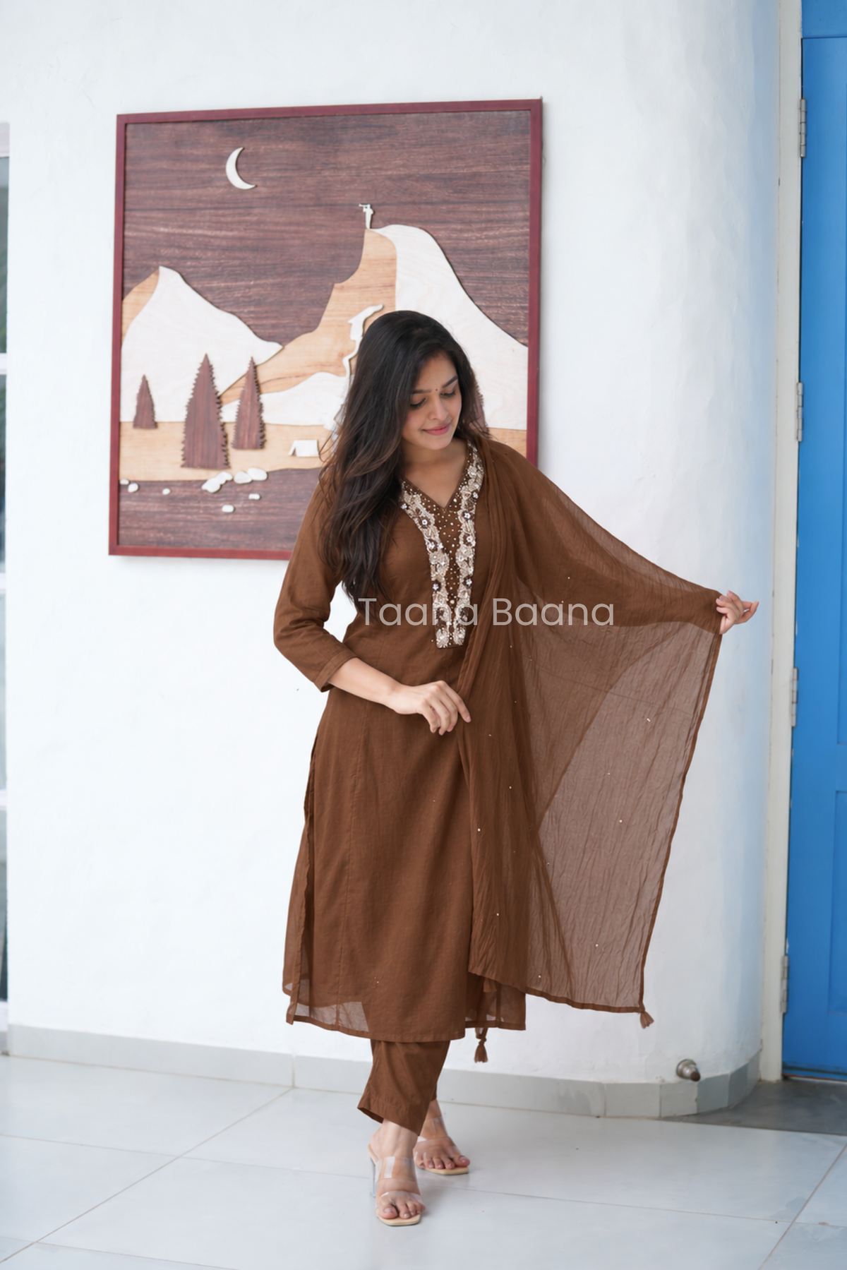 Dupatta Pant Set