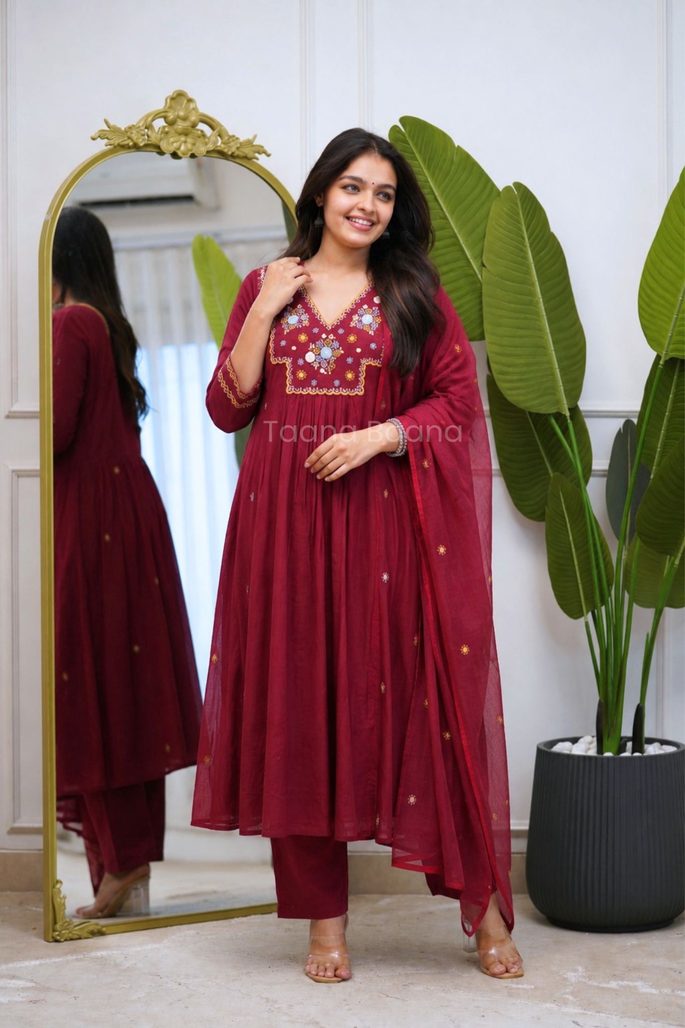 Dupatta Pant Set