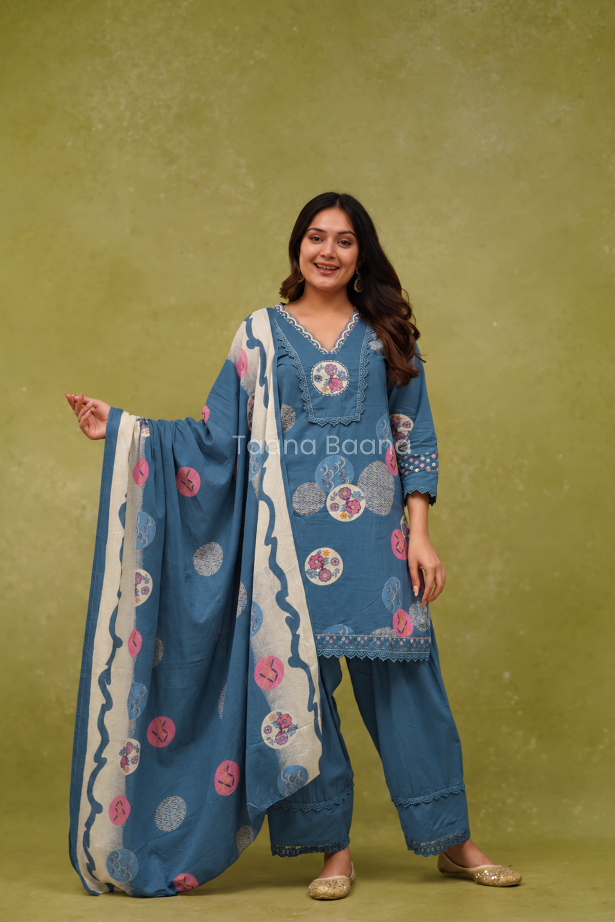 Dupatta Pant Set