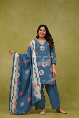 Dupatta Pant Set
