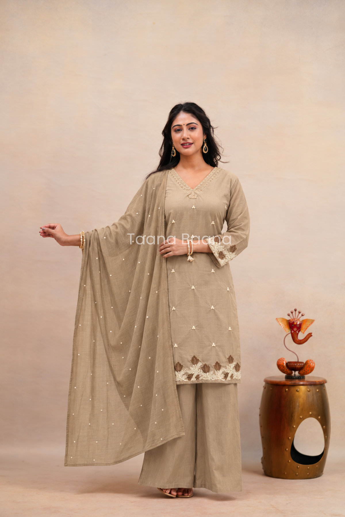 Dupatta plazo Set