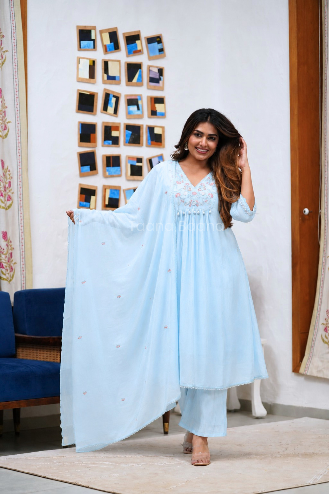 Dupatta Pant Set