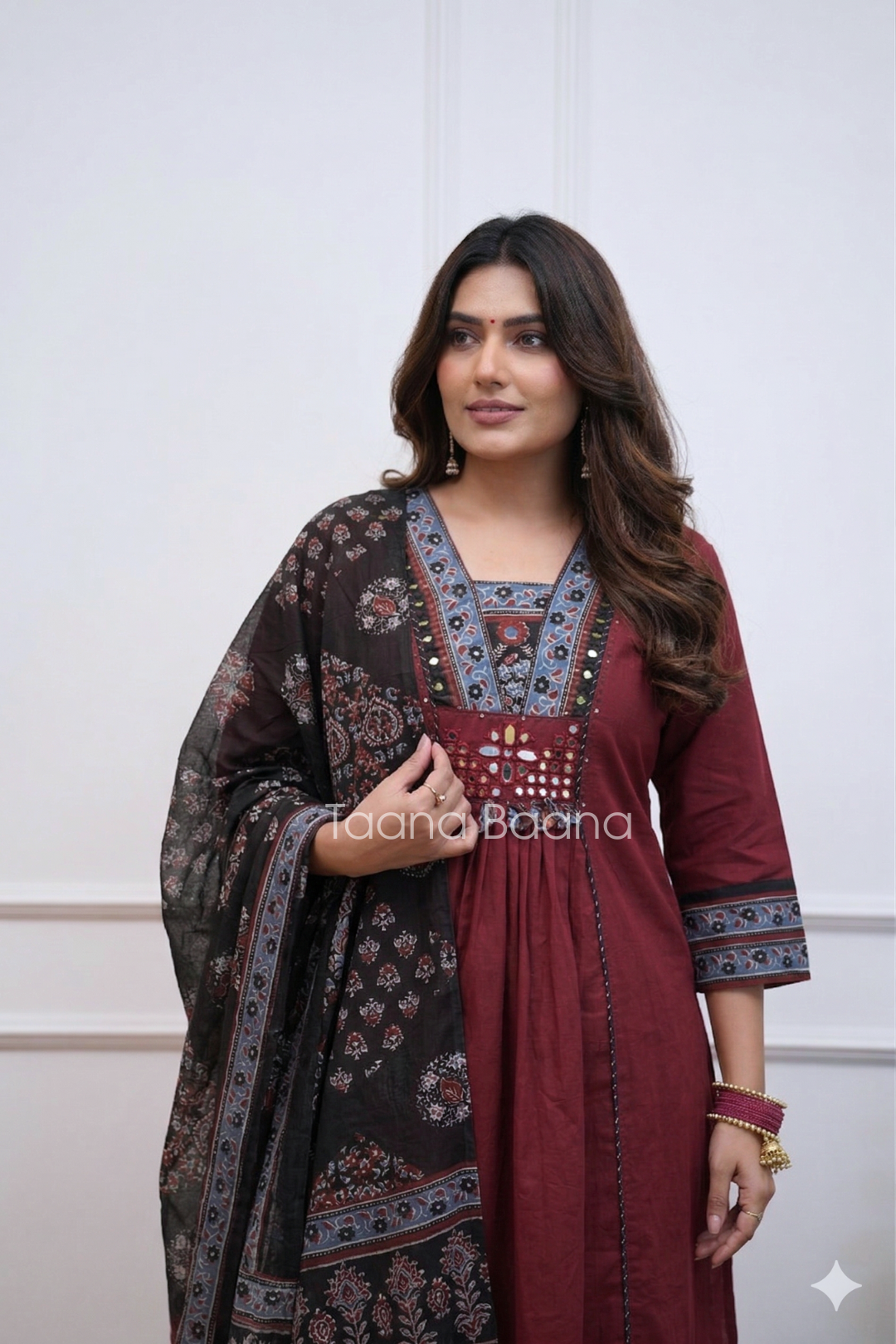 Dupatta Plazo Set