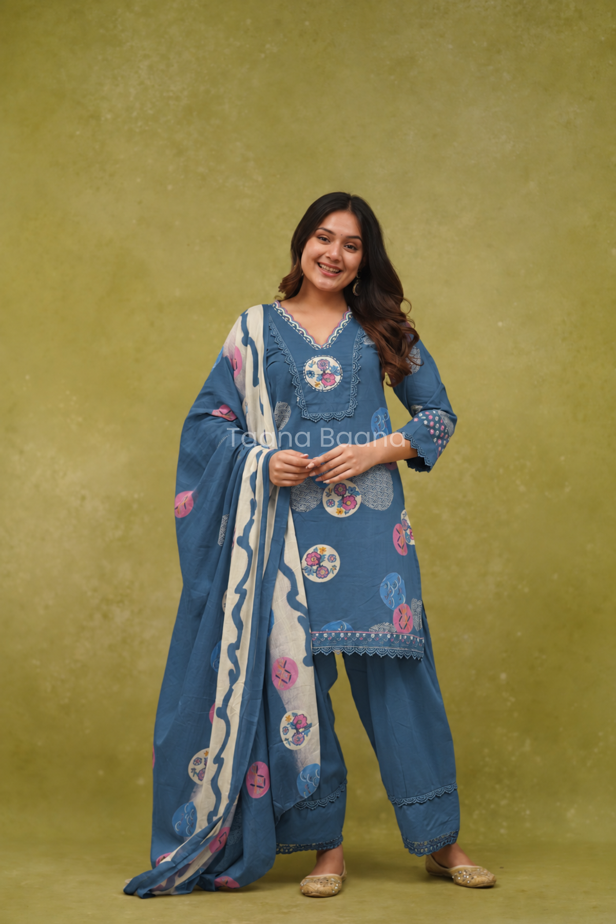 Dupatta Pant Set
