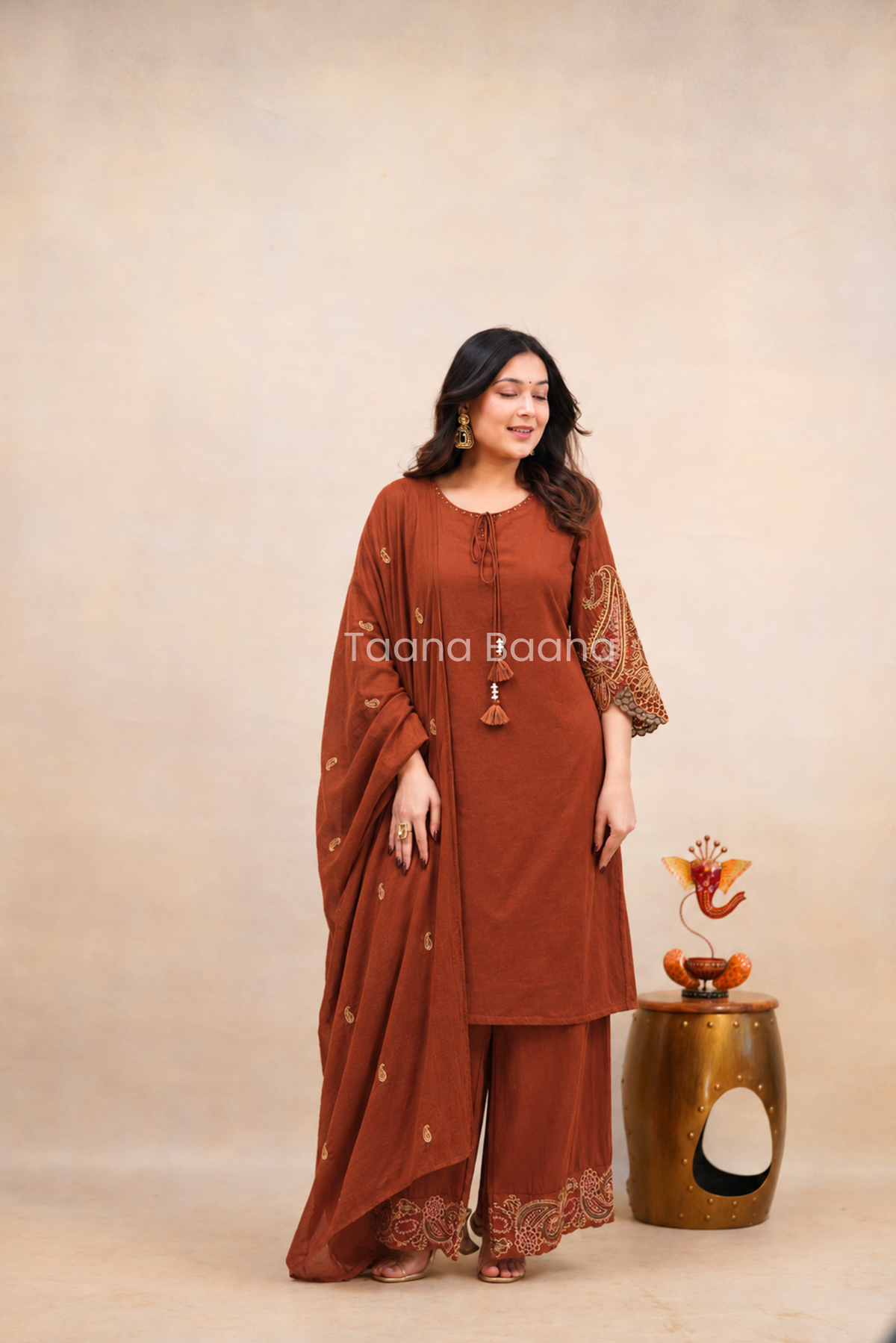 Dupatta Plazo Set