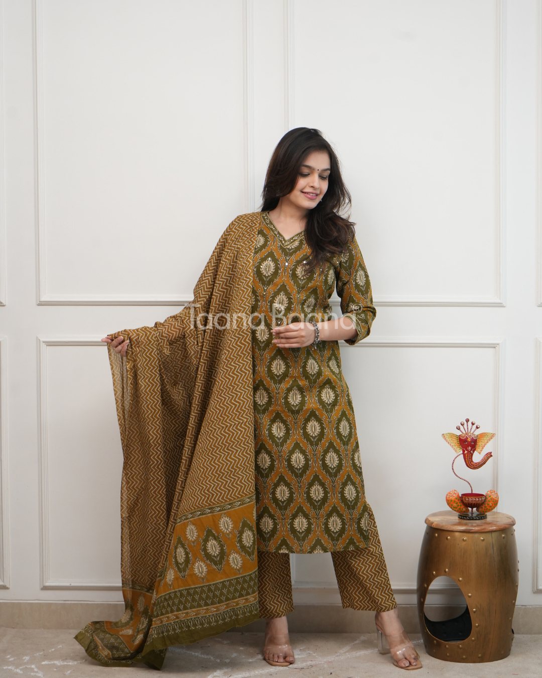 Dupatta Pant Set