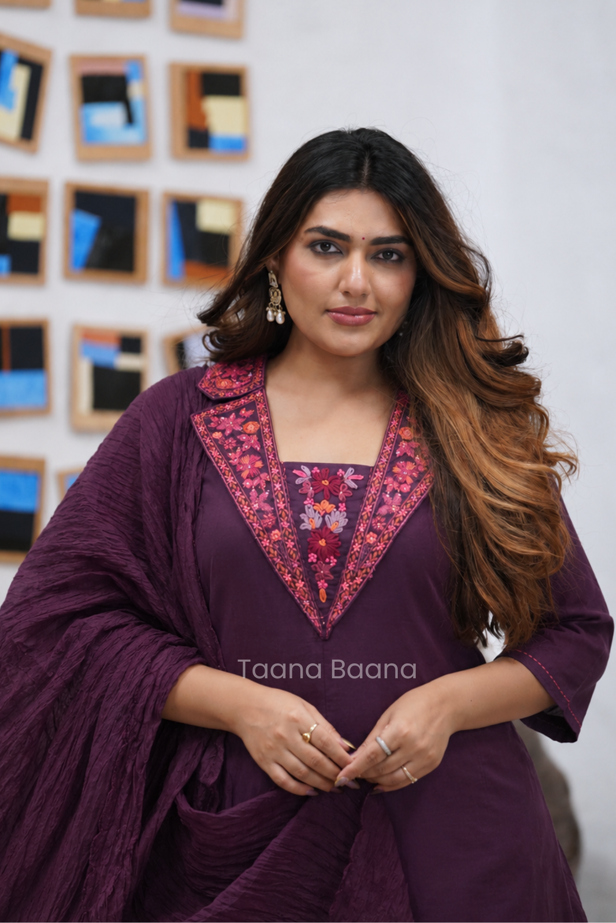 Dupatta Pant Set