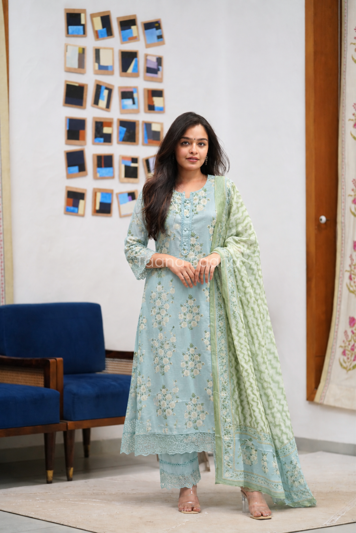 Dupatta Pant Set