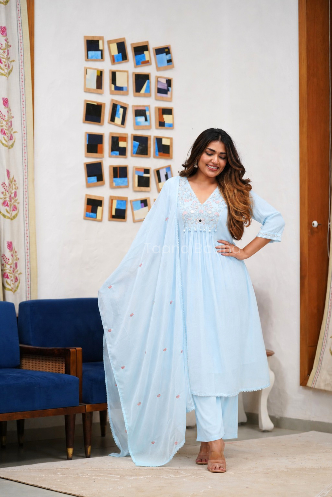 Dupatta Pant Set