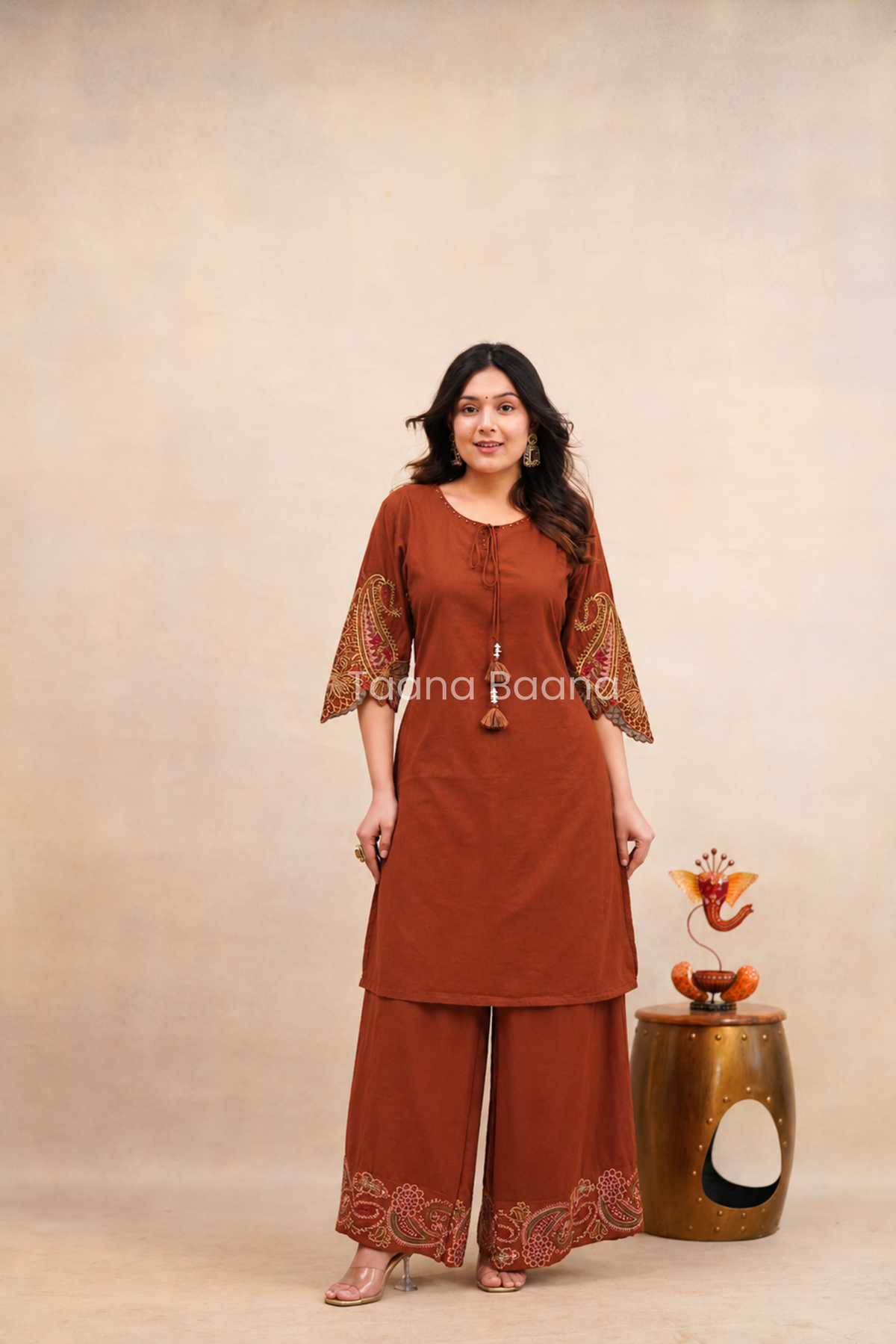 Dupatta Plazo Set