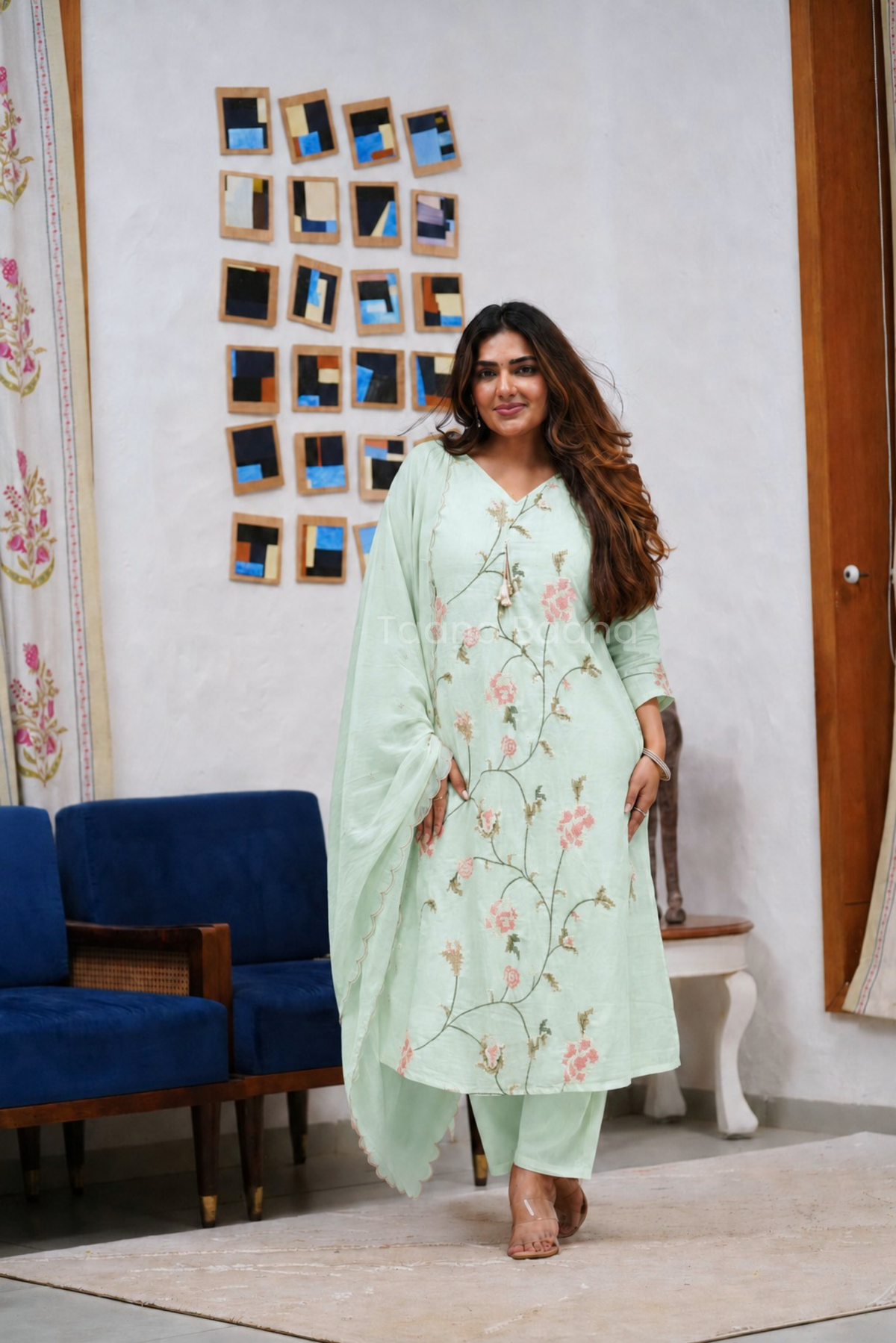 Dupatta Pant Set