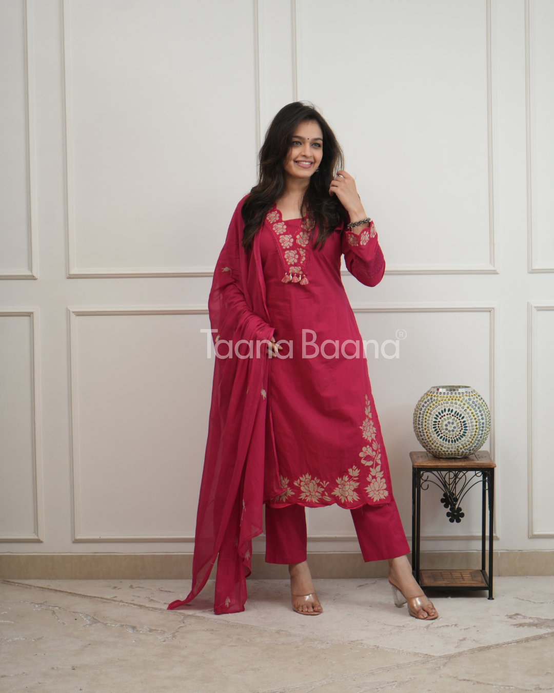 Dupatta Pant Set