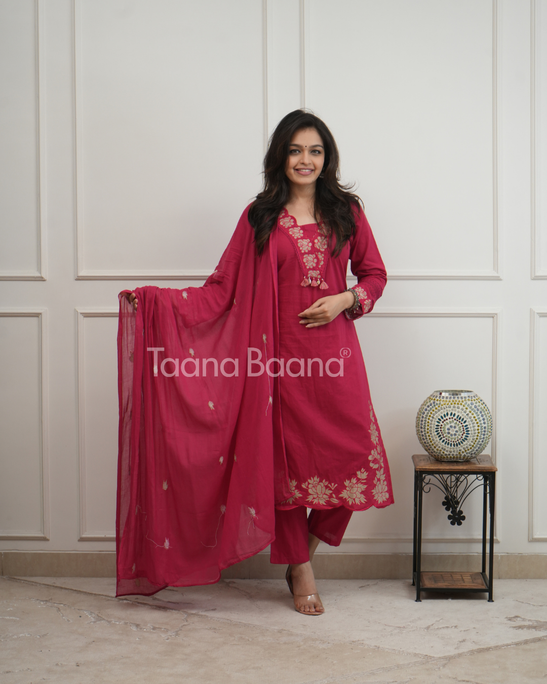 Dupatta Pant Set