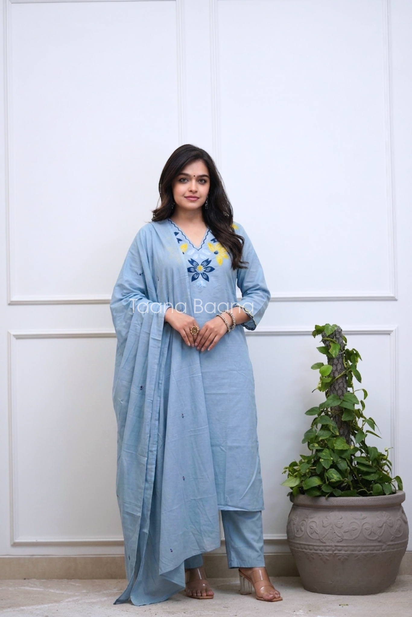 Dupatta Pant Set