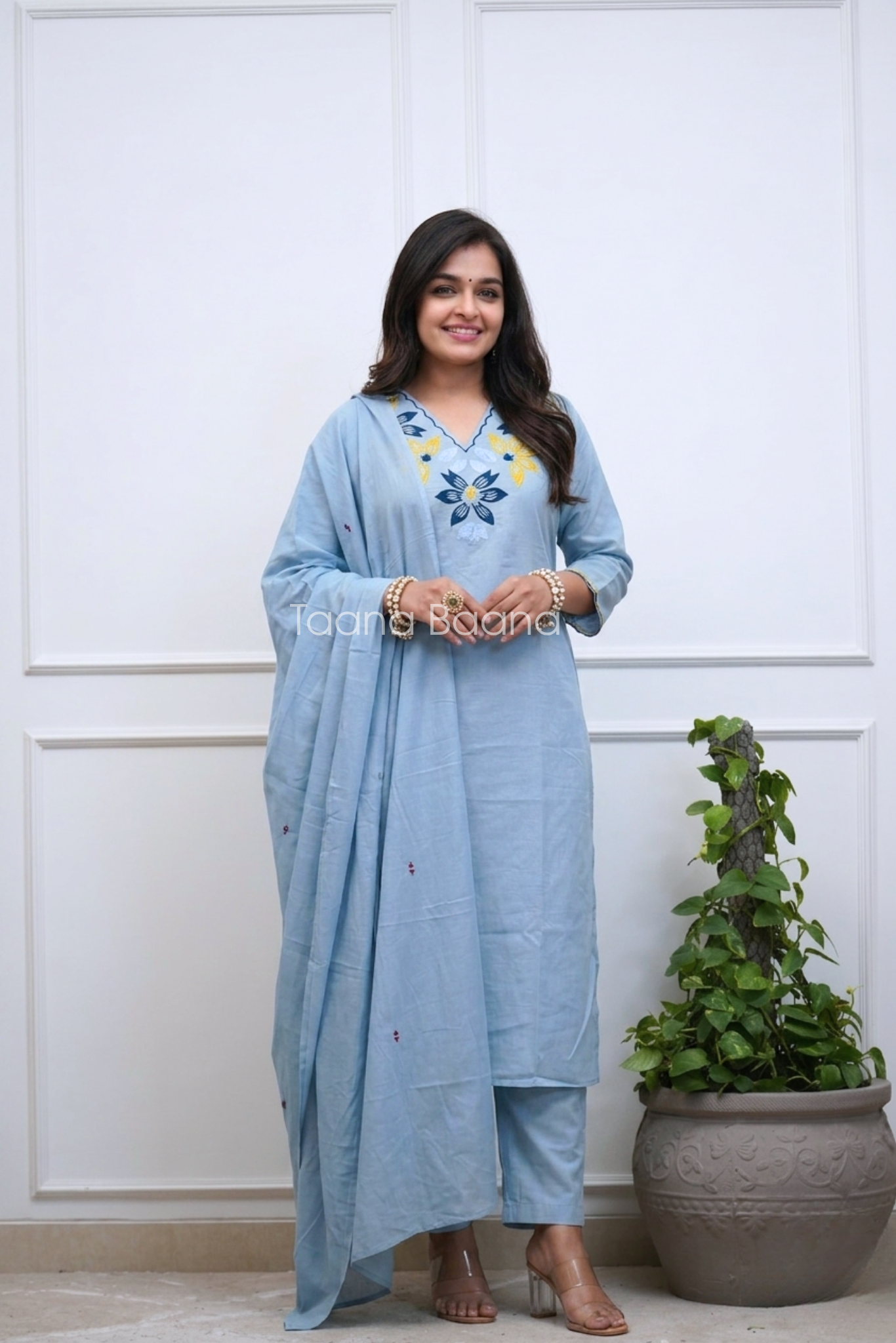 Dupatta Pant Set