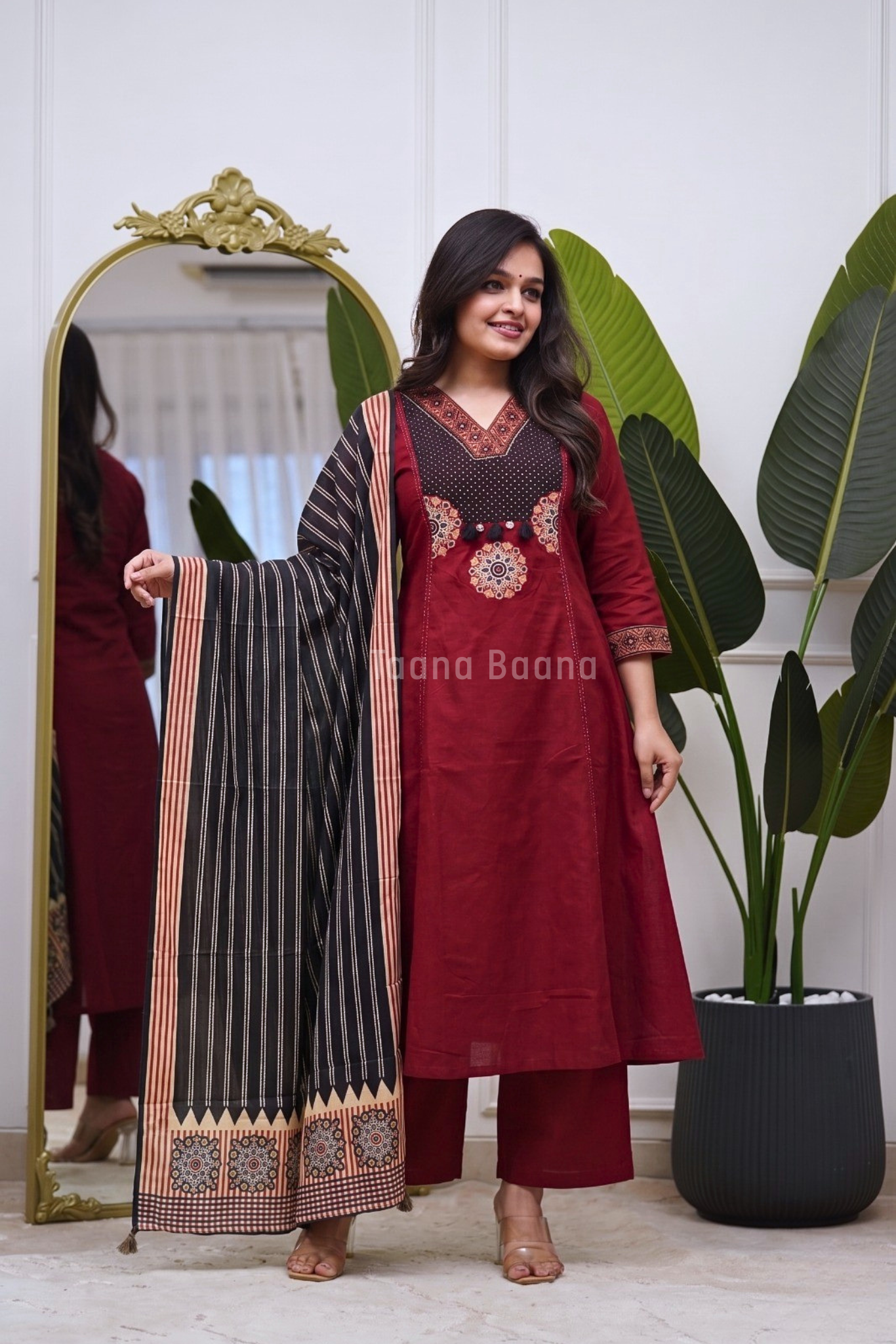 Anarkali Dupatta Set