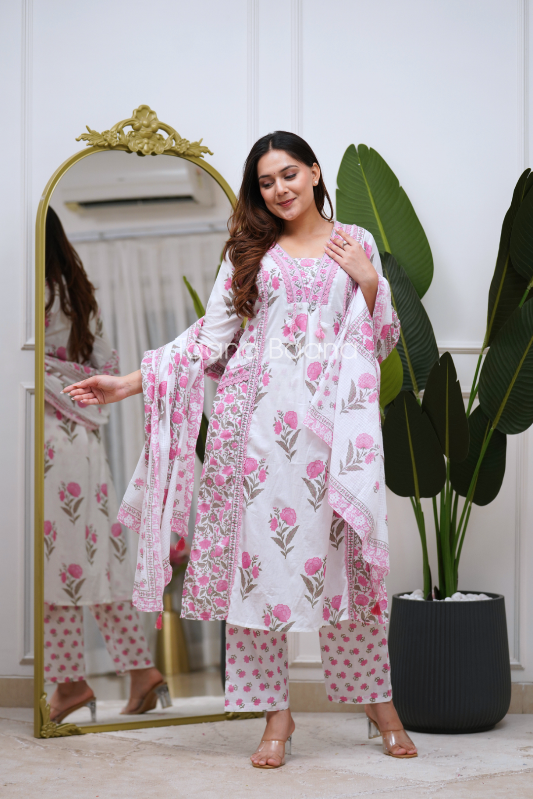 Dupatta Pant Set