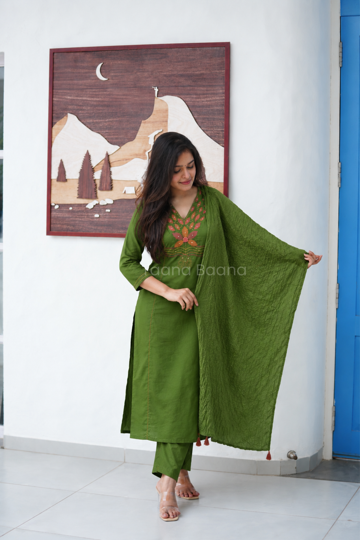 Dupatta Pant Set