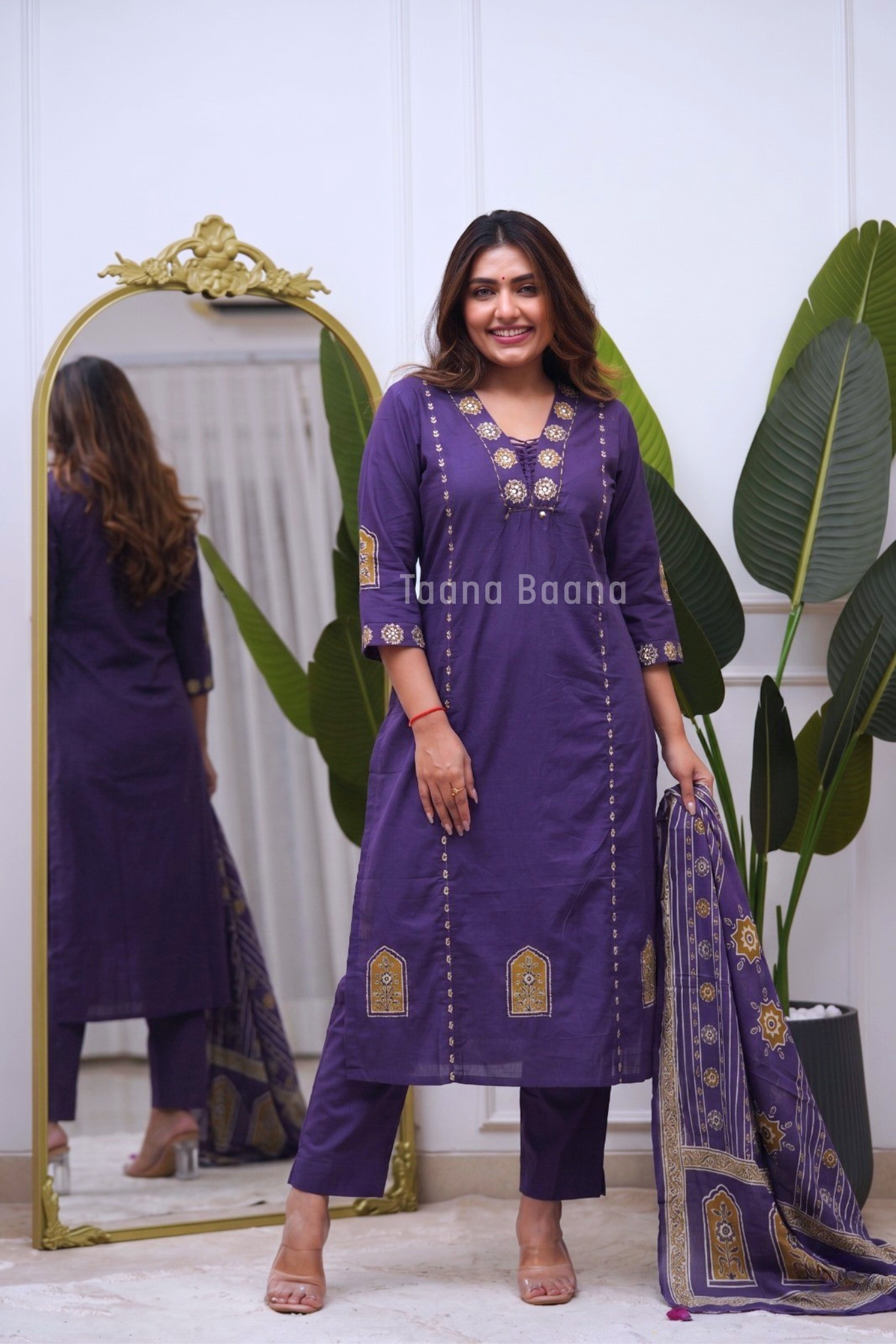 Dupatta Pant Set
